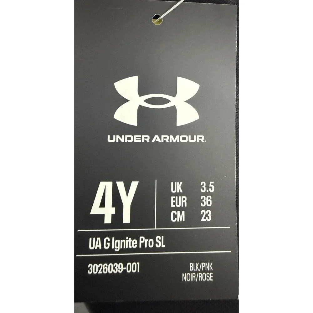 Under Armour‎ Girls 3026039 UA Ignite Pro Slides, Rebel Pink, Size 4y New
